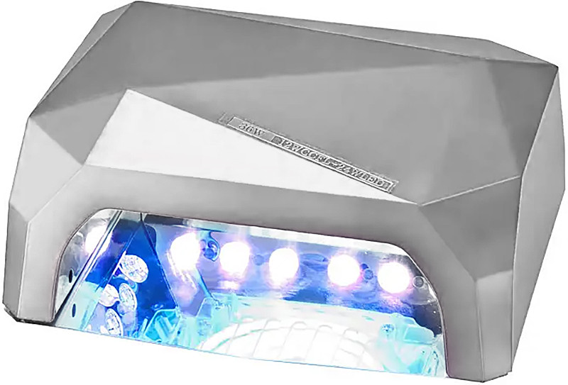 LED/CCFL Лампа (гібридна) з магнітним дном 36 Вт(срібна)*