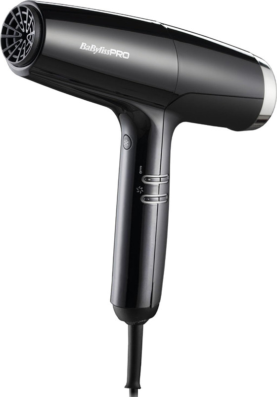 Фен для волосся BaByliss PRO Falco Black&Silver BAB8550BE на beauty-prof.com Фото 2 Фен для волосся BaByliss PRO Falco Black&Silver BAB8550BE Фото 2