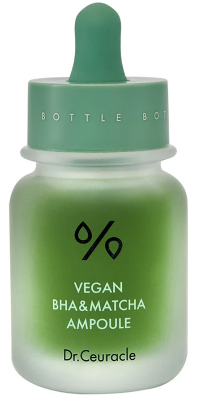 Ампульная сыворотка с BHAкислотой и экстрактом чая Матча Dr.Ceuracle Vegan BHA&Matcha Ampoule, 30 мл на beauty-prof.com Ампульная сыворотка с BHAкислотой и экстрактом чая Матча Dr.Ceuracle Vegan BHA&Matcha Ampoule, 30 мл