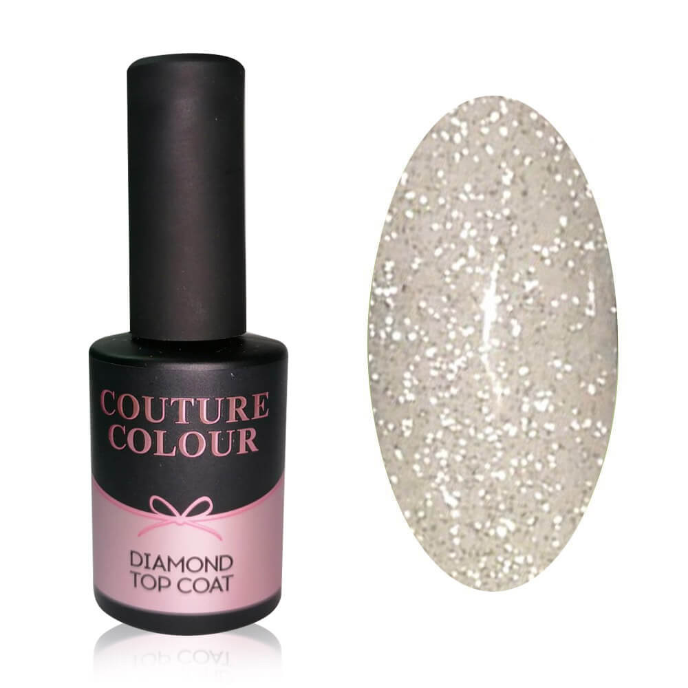 Топ для гель-лаку зі світловідбиваючим ефектом Top Coat Diamond Couture Colour, 9мл на beauty-prof.com Фото 2 Топ для гель-лаку зі світловідбиваючим ефектом Top Coat Diamond Couture Colour, 9мл Фото 2