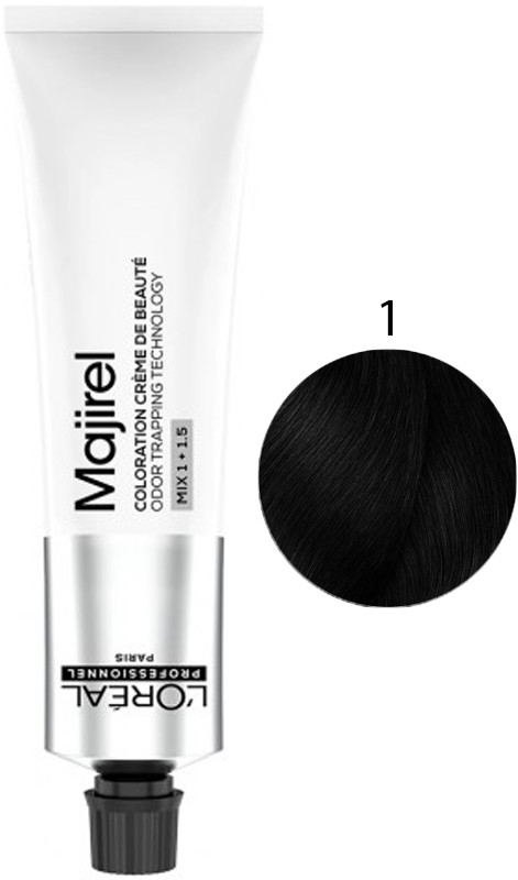 Крем-фарба для волосся стійка 1 Majirel L’Oreal Professionnel, 60 мл
