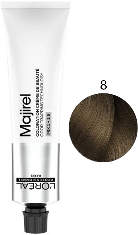 Крем-фарба для волосся стійка 8 Majirel L’Oreal Professionnel, 60 мл