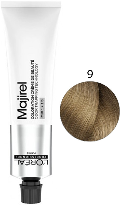 Крем-краска для волос стойкая 9 Majirel L’Oreal Professionnel, 60 мл