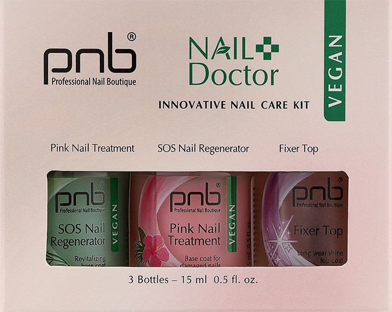 Набор Nail Doctor PNB, 3x15 мл на beauty-prof.com Набор Nail Doctor PNB, 3x15 мл