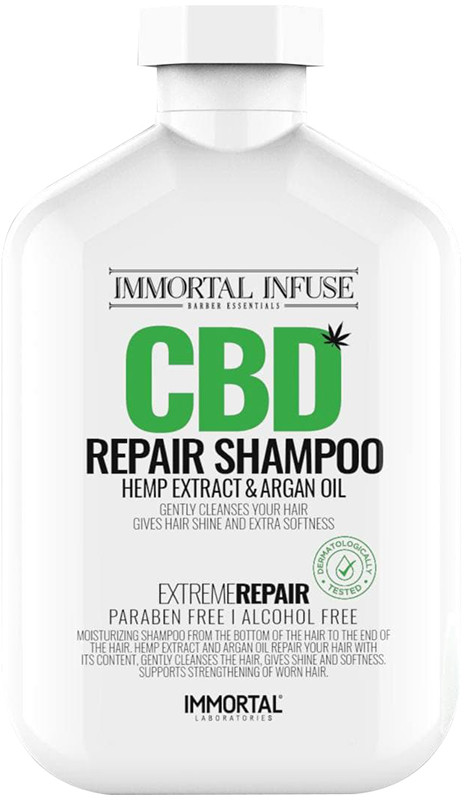 Шампунь для відновлення волосся Infuse CBD Shampoo Immortal, 500 мл