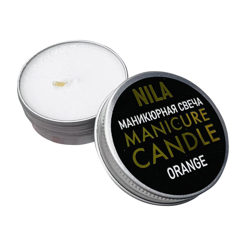 Свічка масажна Spa Massage Candle Апельсин 30 мл Nila  Фото 2 