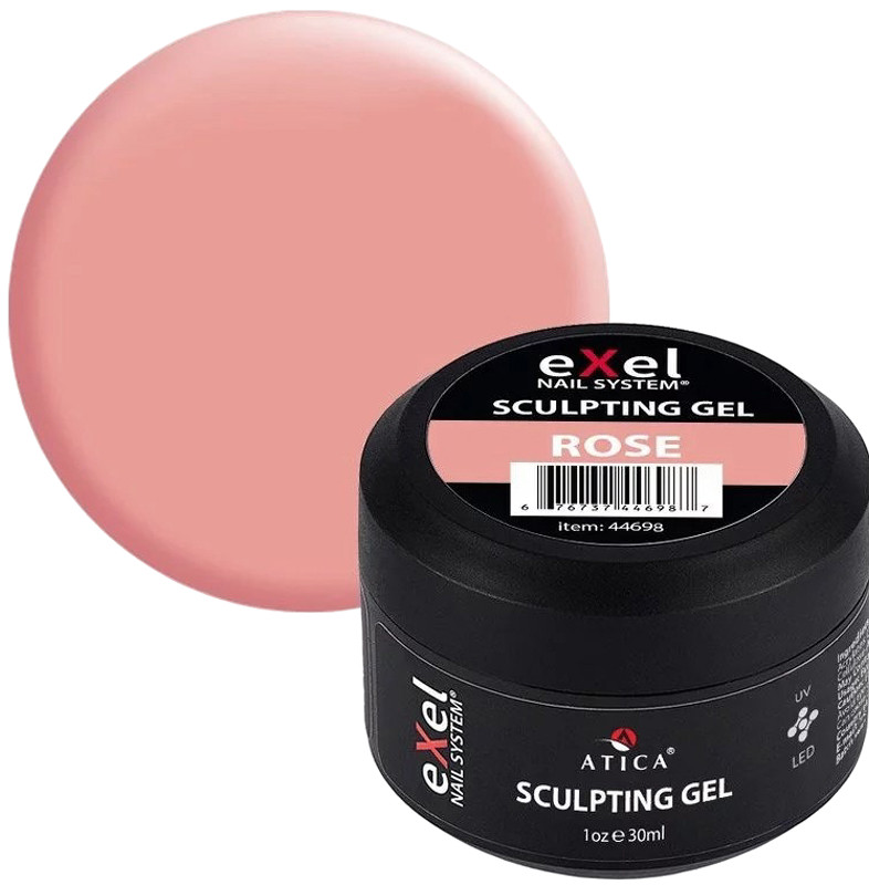 Гель моделюючий 04 Rose Sculpting Gel Atica, 30 мл