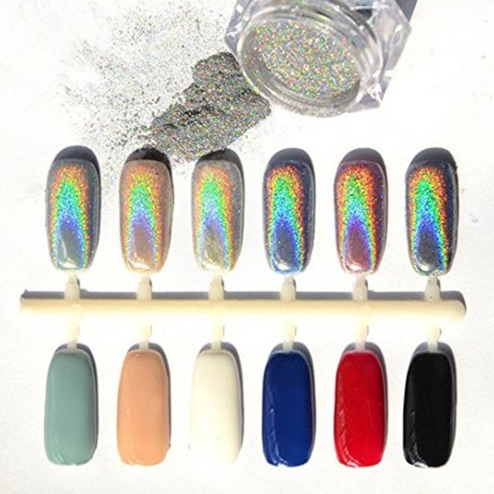 Голографический порошок для ногтей Радуга Holographic Powder Rainbow на beauty-prof.com Фото 3 Голографический порошок для ногтей Радуга Holographic Powder Rainbow Фото 3