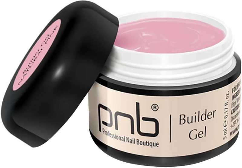 Гель моделювальний натуральний рожевий Builder Gel Natural Pink PNB 5, мл