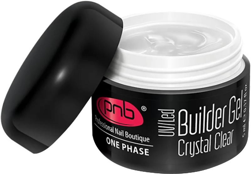 Гель моделювальний прозорий Builder Gel Сrystal Clear PNB 5, мл