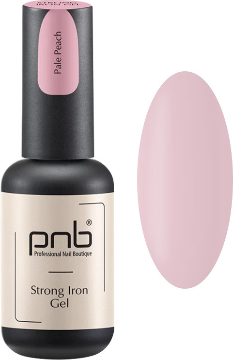 Гель конструювальний Стронг Айрон Strong iron gel Pale Peach PNB, 8 мл