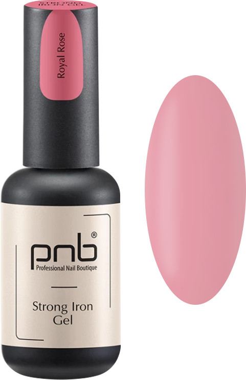 Гель конструювальний Стронг Айрон Strong iron gel Royal Rose PNB, 8 мл