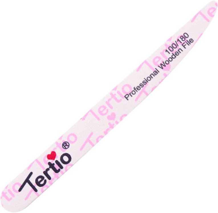 Пилка для нігтів ніж Tertio, 100/180 