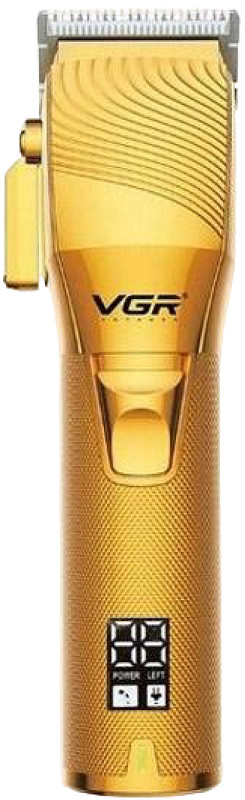 Машинка для стрижки аккумуляторная (6 насадок) Clipper V-280 GOLD VGR на beauty-prof.com Фото 2 Машинка для стрижки аккумуляторная (6 насадок) Clipper V-280 GOLD VGR Фото 2