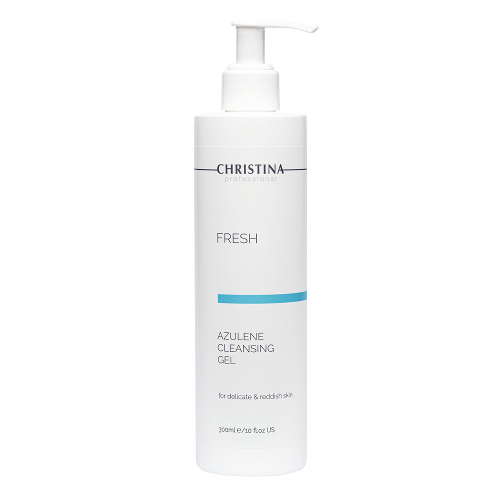 Очищувальний азуленовий гель для чутливої шкіри Fresh Azulene Cleansing Gel Christina, 300 мл 