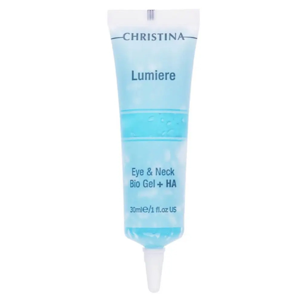 Гель с гиалуроновой кислотой для кожи вокруг глаз и шеи Eye & Neck Bio Gel Cristina Lumiere, 30 мл на beauty-prof.com Гель с гиалуроновой кислотой для кожи вокруг глаз и шеи Eye & Neck Bio Gel Cristina Lumiere, 30 мл