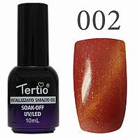 Гель-лак №002 CAT EYES (червоний магнітний) 10 мл Tertio