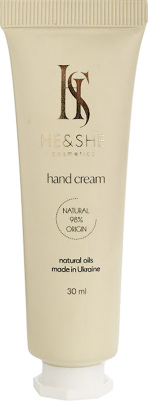 Крем для рук He&She Cosmetics, 30 мл