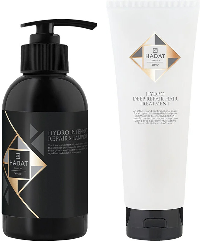 Восстанавливающий набор Cosmetics Hydro Repair Hair Set HADAT  Фото 2 