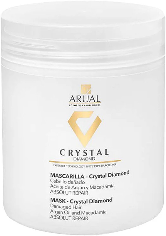 Маска відновлювальна для пошкодженого волосся Crystal Diamond Arual, 500 мл