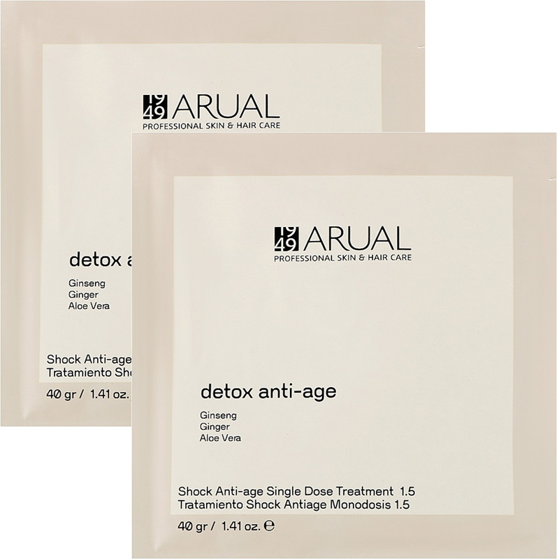 Комплекс, що відновлює Detox Anti-age Arual, 2х40 мл на beauty-prof.com Комплекс, що відновлює Detox Anti-age Arual, 2х40 мл