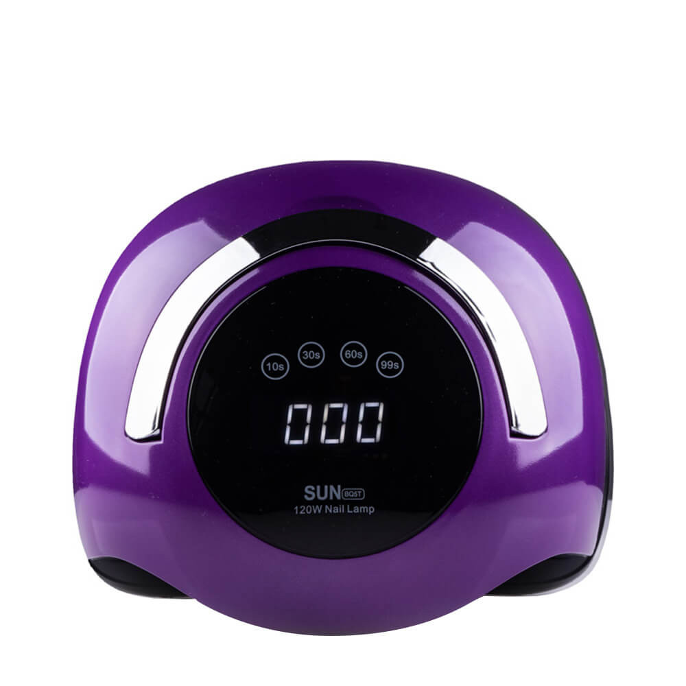 Лампа LED/UV SUN BQ-5T С РУЧКОЙ гибридная (с дисплеем) фиолетовая, 120 Вт