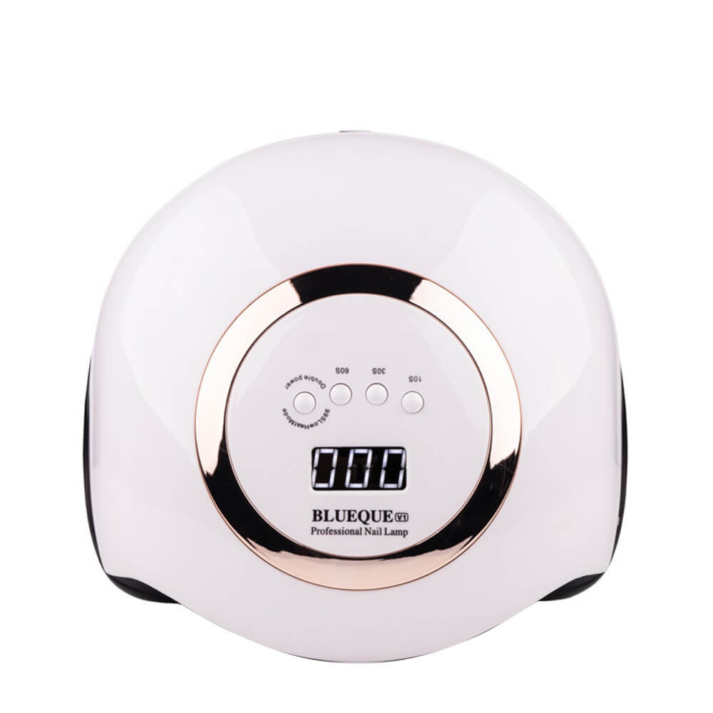 Лампа LED/UV SUN BQ-V1 гібридна (з дисплеєм) золота, 168 Вт