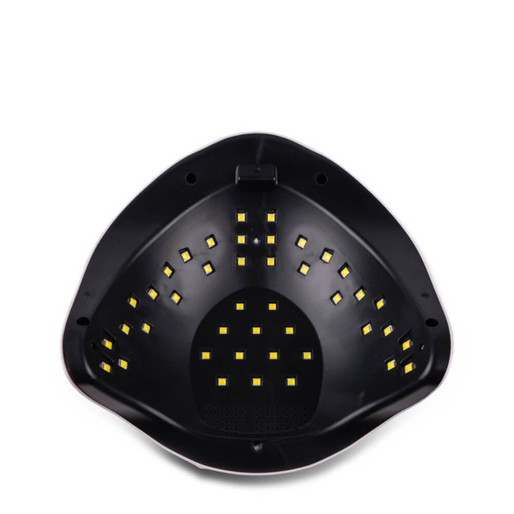 Лампа LED/UV SUN BQ-V1 гібридна (з дисплеєм) золота, 168 Вт  Фото 2 