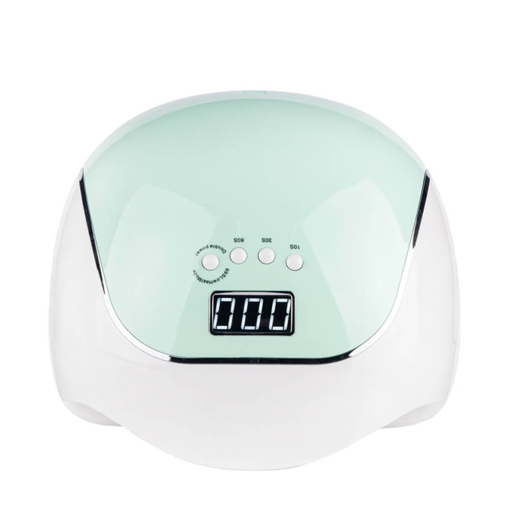 Лампа LED/UV SUN BQ-V5 гібридна з дисплеєм Macaroon Green, 120 Вт 