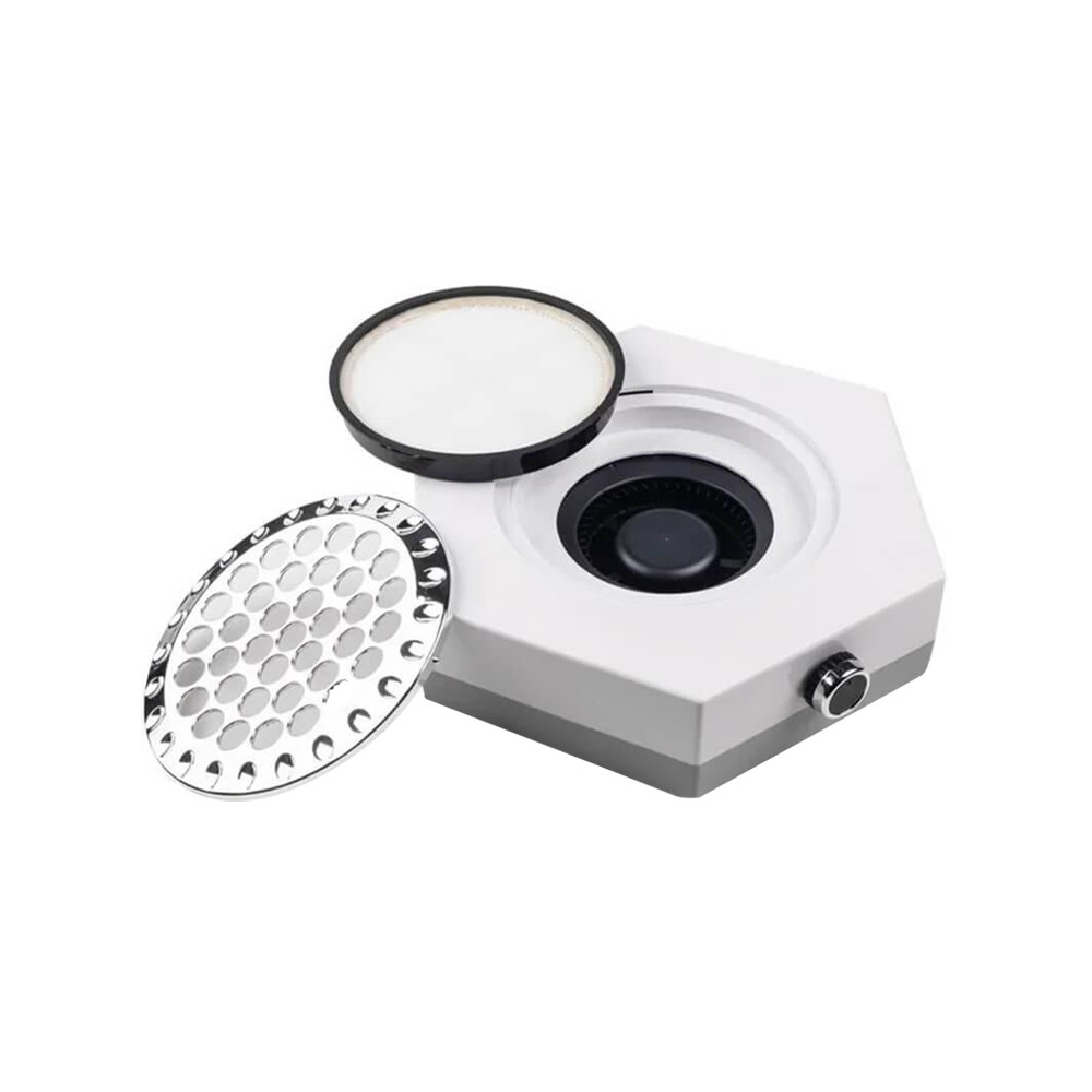 Вытяжка для маникюра Simei 858-6 с НЕРА-фильтром (80W) Белая на beauty-prof.com Фото 2 Вытяжка для маникюра Simei 858-6 с НЕРА-фильтром (80W) Белая Фото 2