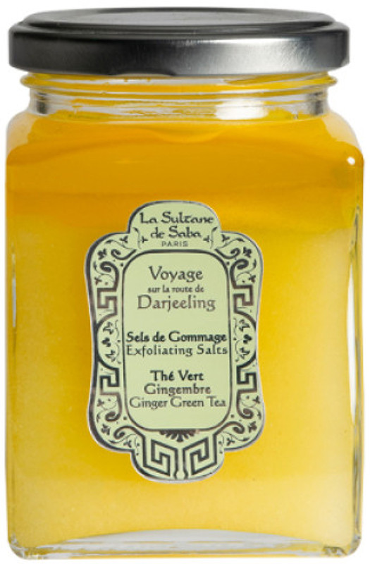 Сольовий скраб для тіла Зелений чай Exfoliating Salts Green Tea La Sultane De Saba, 300 мл
