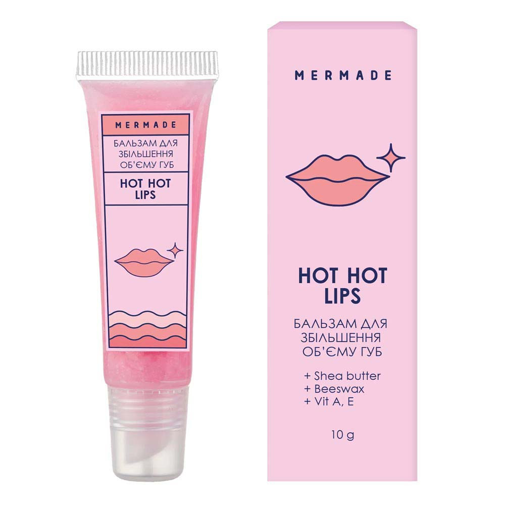Бальзам для збільшення об'єму губ Hot Hot Lips Mermade, 10 мл на beauty-prof.com Фото 2 Бальзам для збільшення об'єму губ Hot Hot Lips Mermade, 10 мл Фото 2