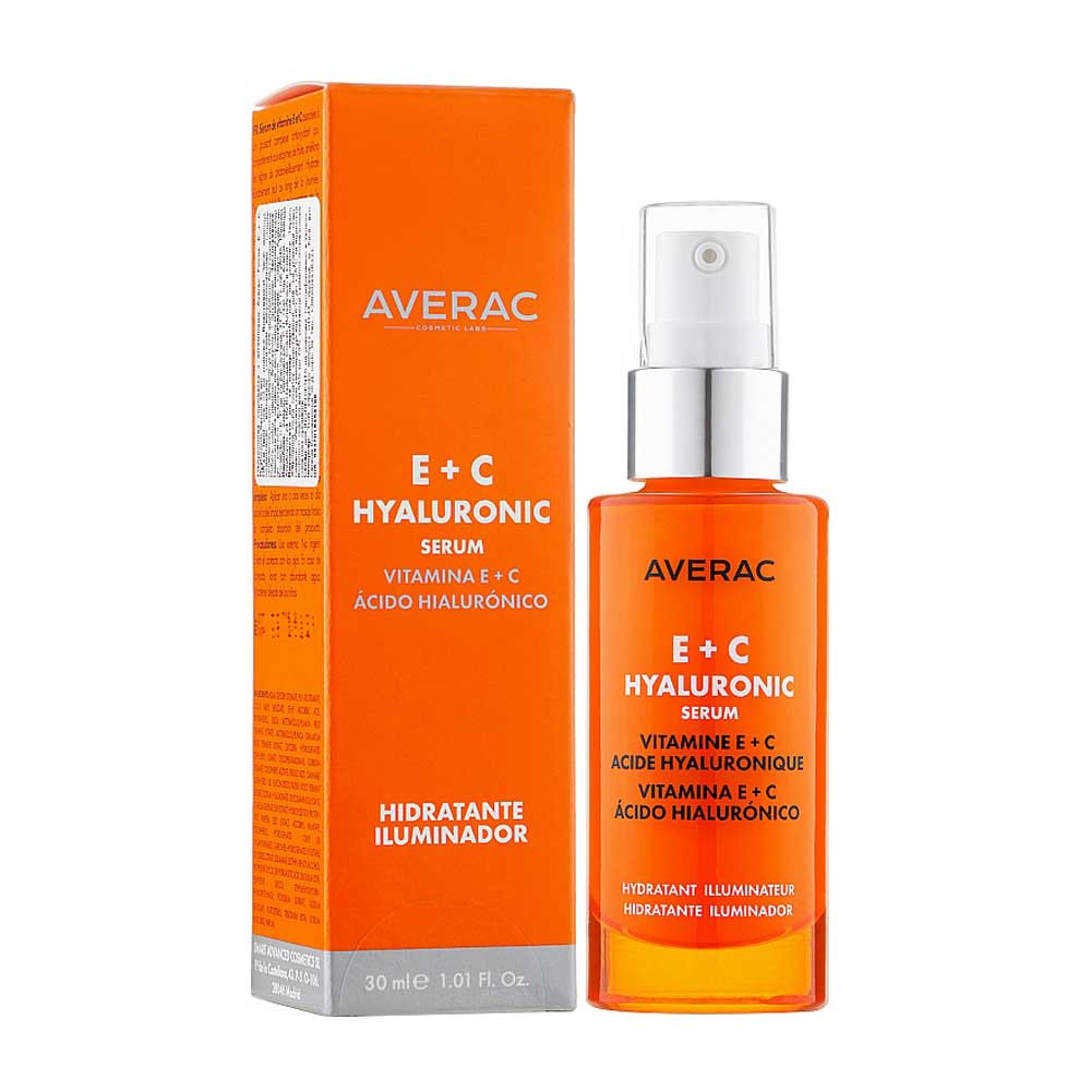 Сыворотка гиалуроновая для лица с витаминами Focus E+C Hyaluronic Serum Averac, 30 мл  Фото 2 