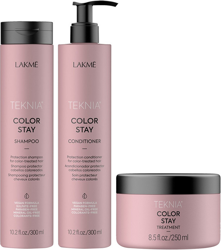 Набір для захисту кольору фарбованого волоссяTeknia Color Stay Lakme на beauty-prof.com Фото 2 Набір для захисту кольору фарбованого волоссяTeknia Color Stay Lakme Фото 2