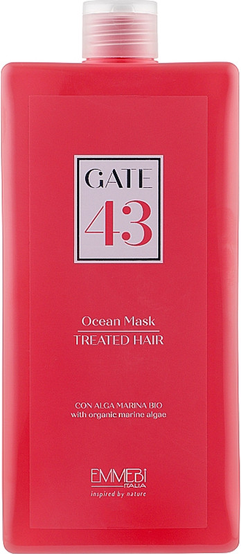 Маска для окрашенных и поврежденных волос Wash Ocean Gate 43 Treated mask Emmebi, 1000 мл