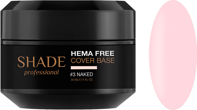 База для ногтей cover Hema Free №3 Naked Shade 30 мл
