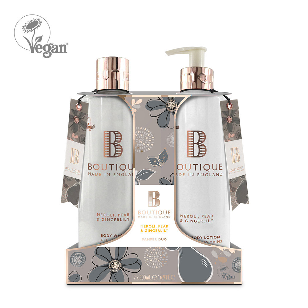 Набір для тіла Neroli, Pear & Gingerlily Duo Boutique, (500мл/500мл)
