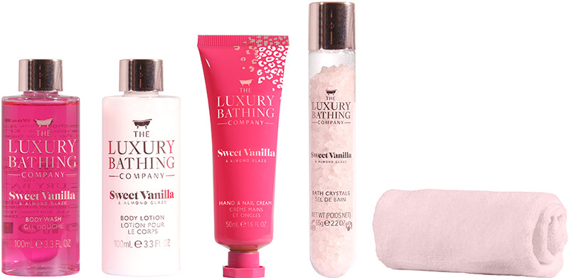 Набір для рук та тіла Ultimate Indulgence SVA 2025 The Luxury Bathing, (100мл/100мл/50мл/65г) на beauty-prof.com Фото 2 Набір для рук та тіла Ultimate Indulgence SVA 2025 The Luxury Bathing, (100мл/100мл/50мл/65г) Фото 2