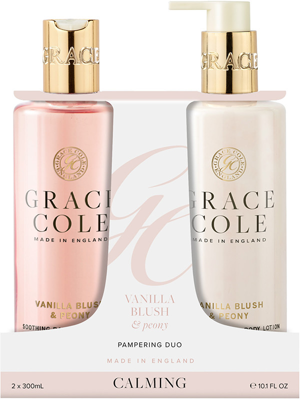 Набір для тіла Vanilla Blush & Peony Duo Grace Cole, (300мл/300мл) на beauty-prof.com Набір для тіла Vanilla Blush & Peony Duo Grace Cole, (300мл/300мл)