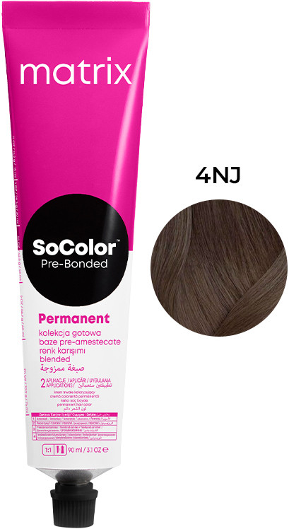 Крем-фарба для волосся PRE Bonded SOCOLOR.beauty тон 4NJ Matrix, 90 мл
