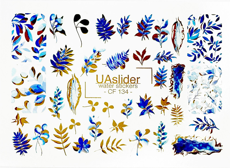 Слайдер-дизайн для нігтів Color and Foil 134 Slider