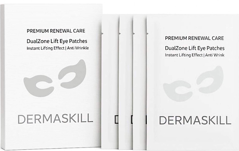 Лифтинг-патчи двухзональные с ботуловидным действием DualZone Lift Eye Patches Dermaskill, 5 пар на beauty-prof.com Фото 2 Лифтинг-патчи двухзональные с ботуловидным действием DualZone Lift Eye Patches Dermaskill, 5 пар Фото 2