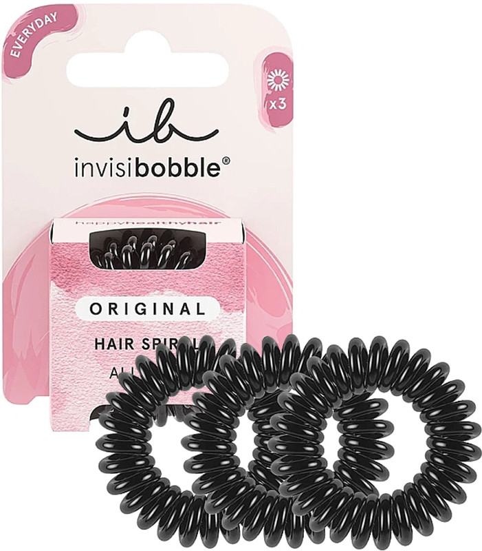 Резинка-браслет для волосся  ORIGINAL True Black Invisibobble