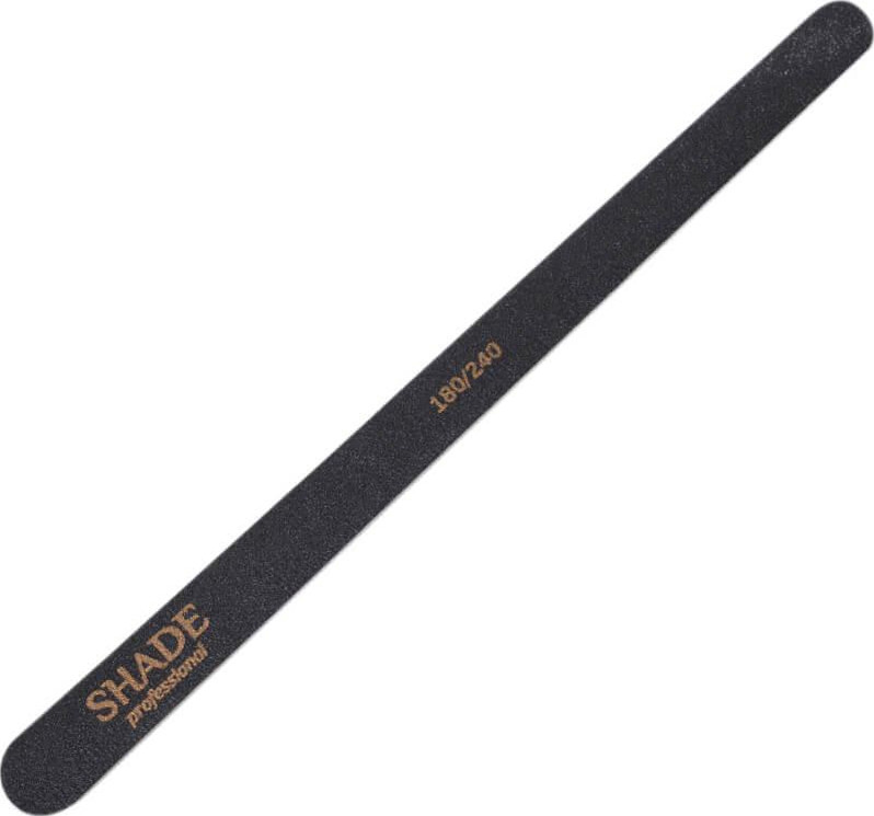 Пилка для нігтів крапелька чорна Shade, 180/240