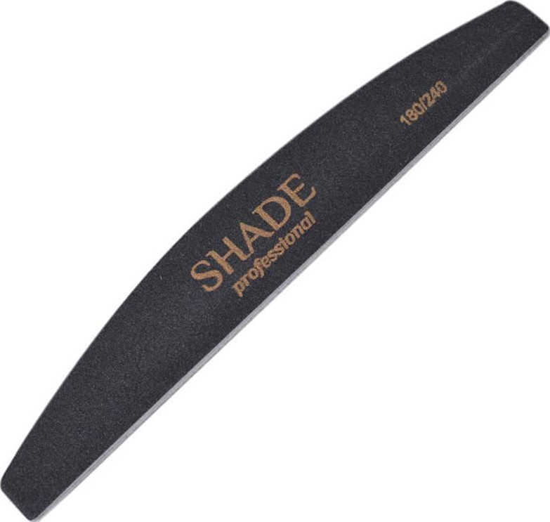 Пилка для нігтів чорна Shade, 180/240