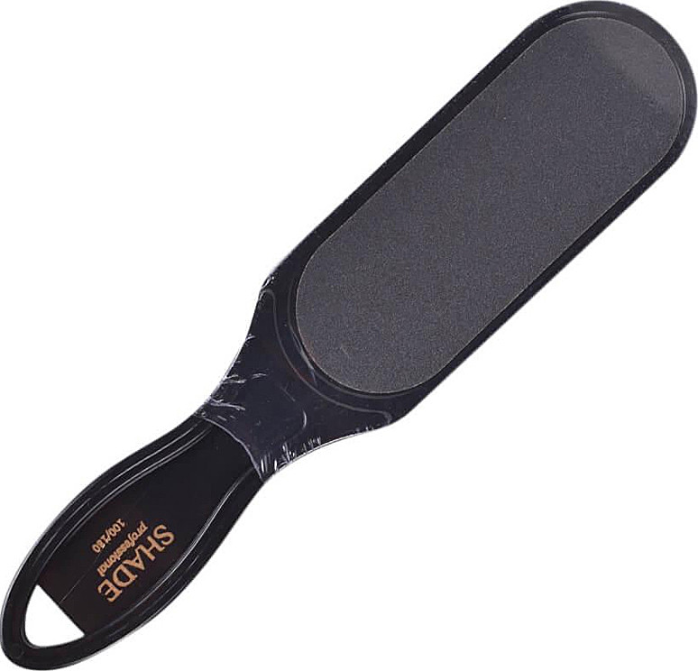 Тертка для педикюру чорна Shade, 100/180