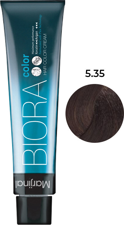Краска для волос №5.35 темно-каштановый кофейный Biora, 60 мл на beauty-prof.com Краска для волос №5.35 темно-каштановый кофейный Biora, 60 мл