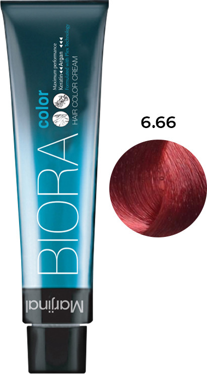 Краска для волос №6.66 медно-русый яркий Biora, 60 мл на beauty-prof.com Краска для волос №6.66 медно-русый яркий Biora, 60 мл