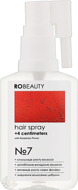 Спрей для росту волосся Hair spray +4 cm RoBeauty, 55 мл