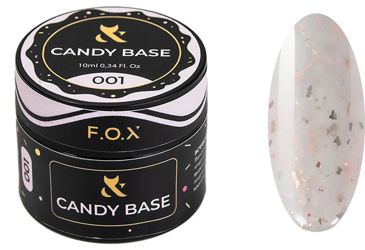 Основа каучуковая камуфлирующая Base Candy №001 F.O.X, 10 мл